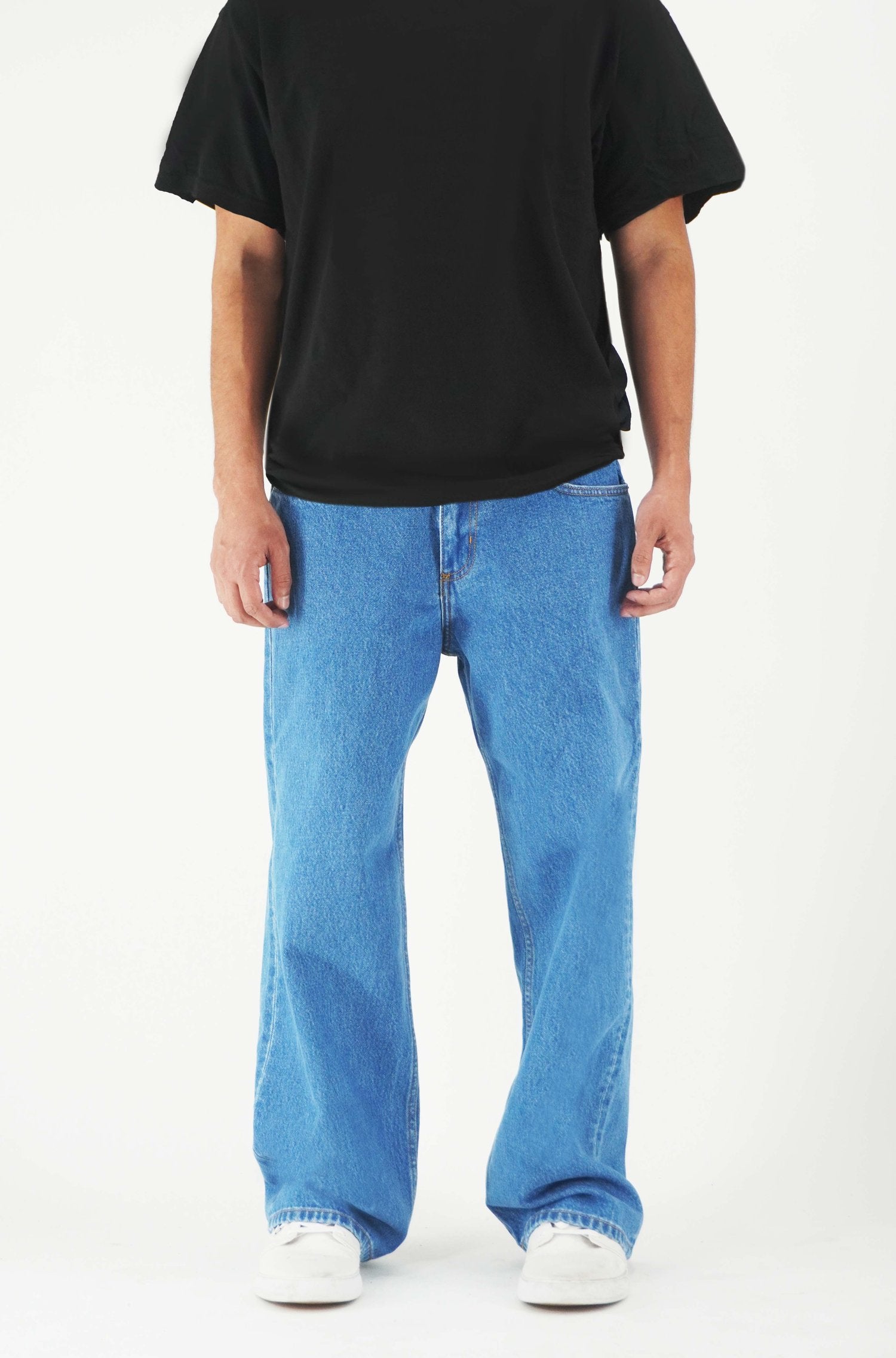 "Neo Blue" Baggy Jeans
