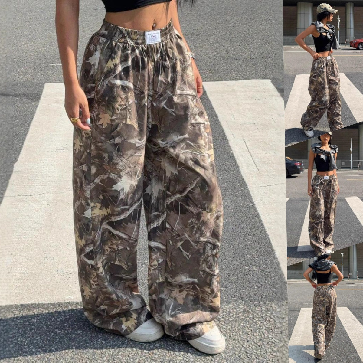 Y2K Camouflage Cargo Pants
