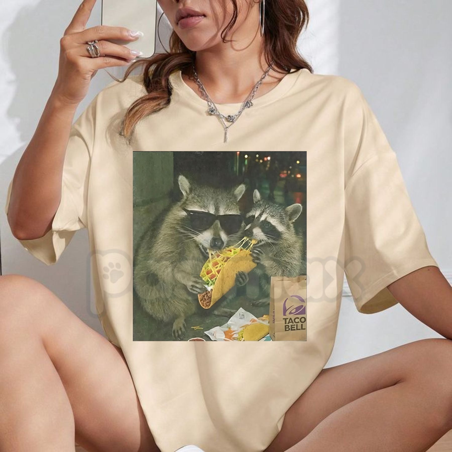 Raccoon < Taco Tee