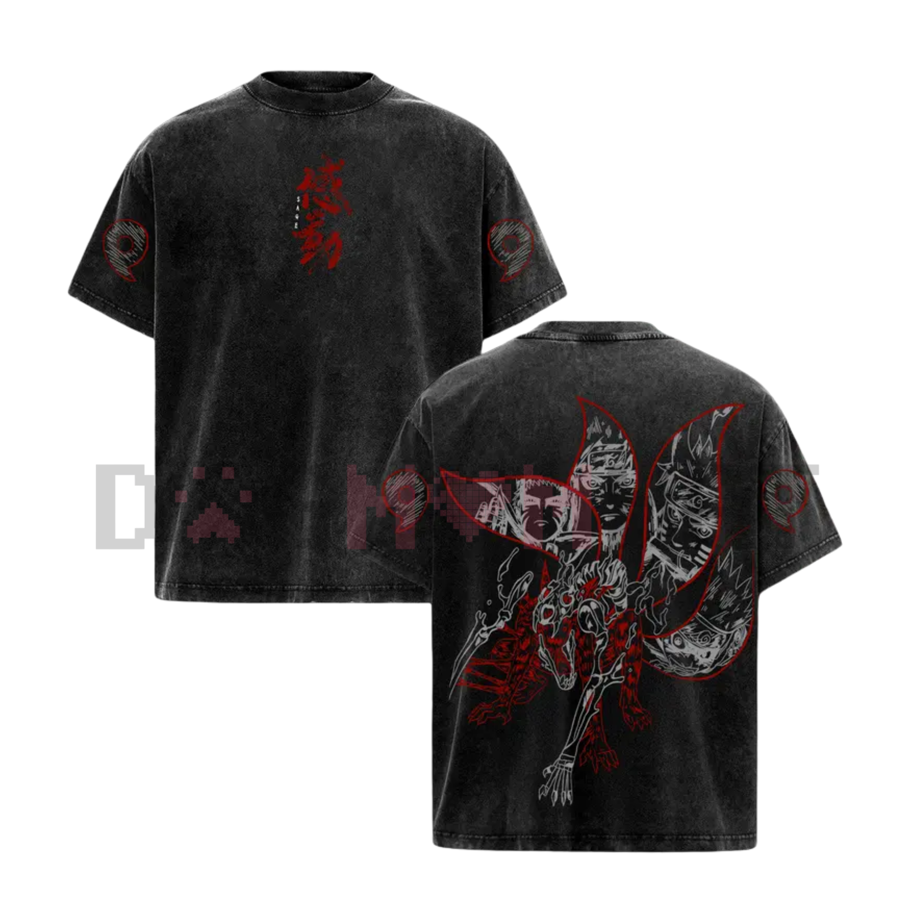 Naruto Kurama Sharingan Tee