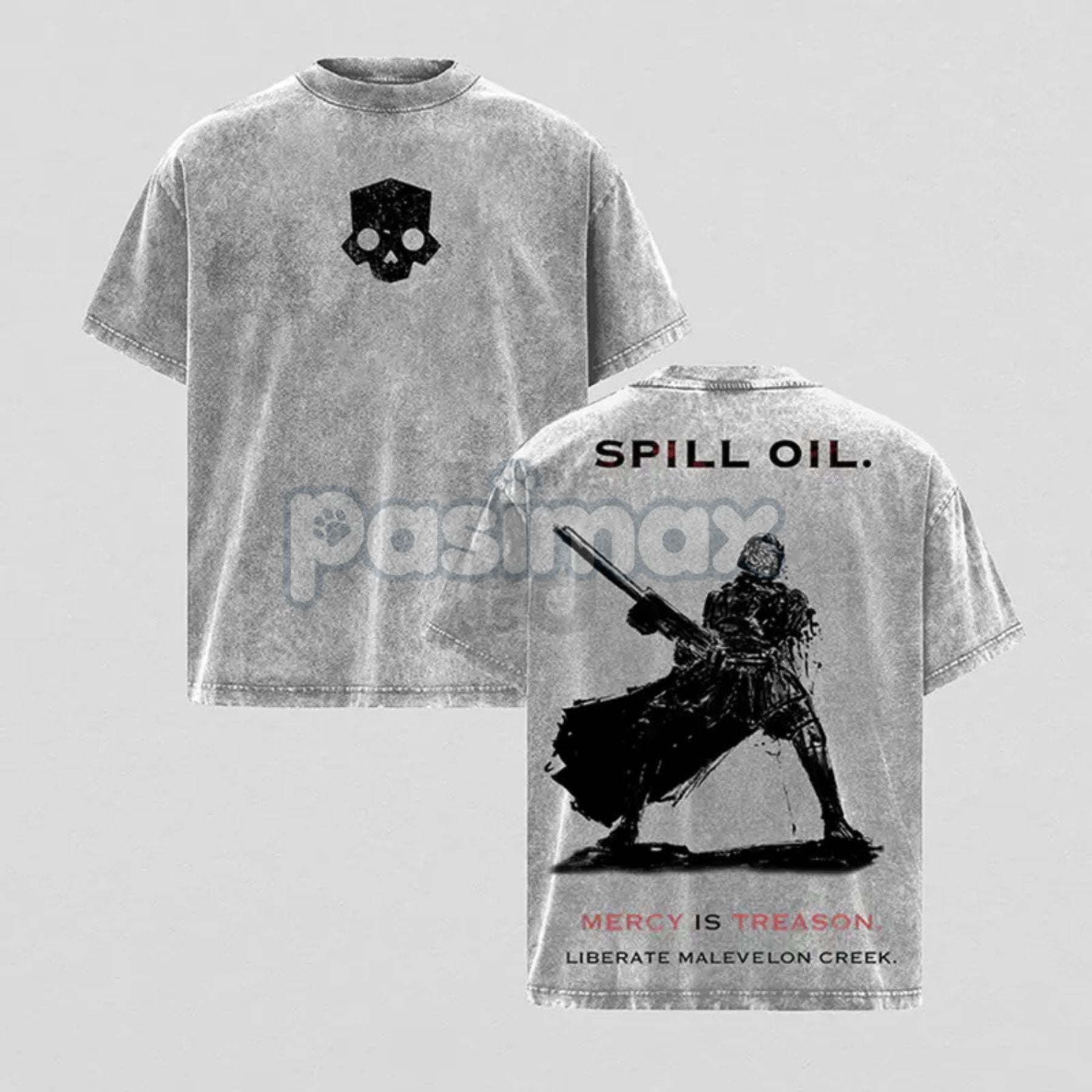 Helldivers Oversized Graphic Tee