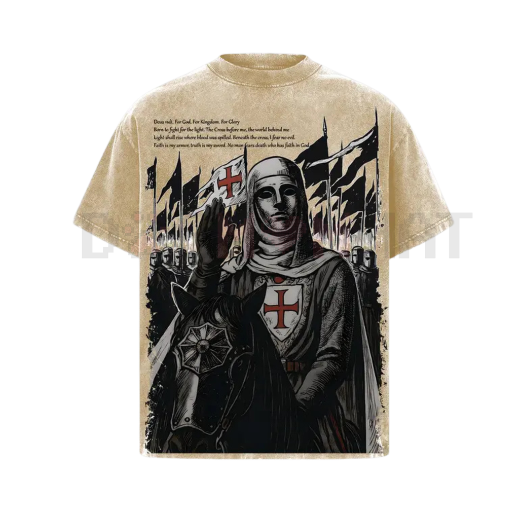Retro Baldwin IV "The Leper King" Crusader T-Shirt