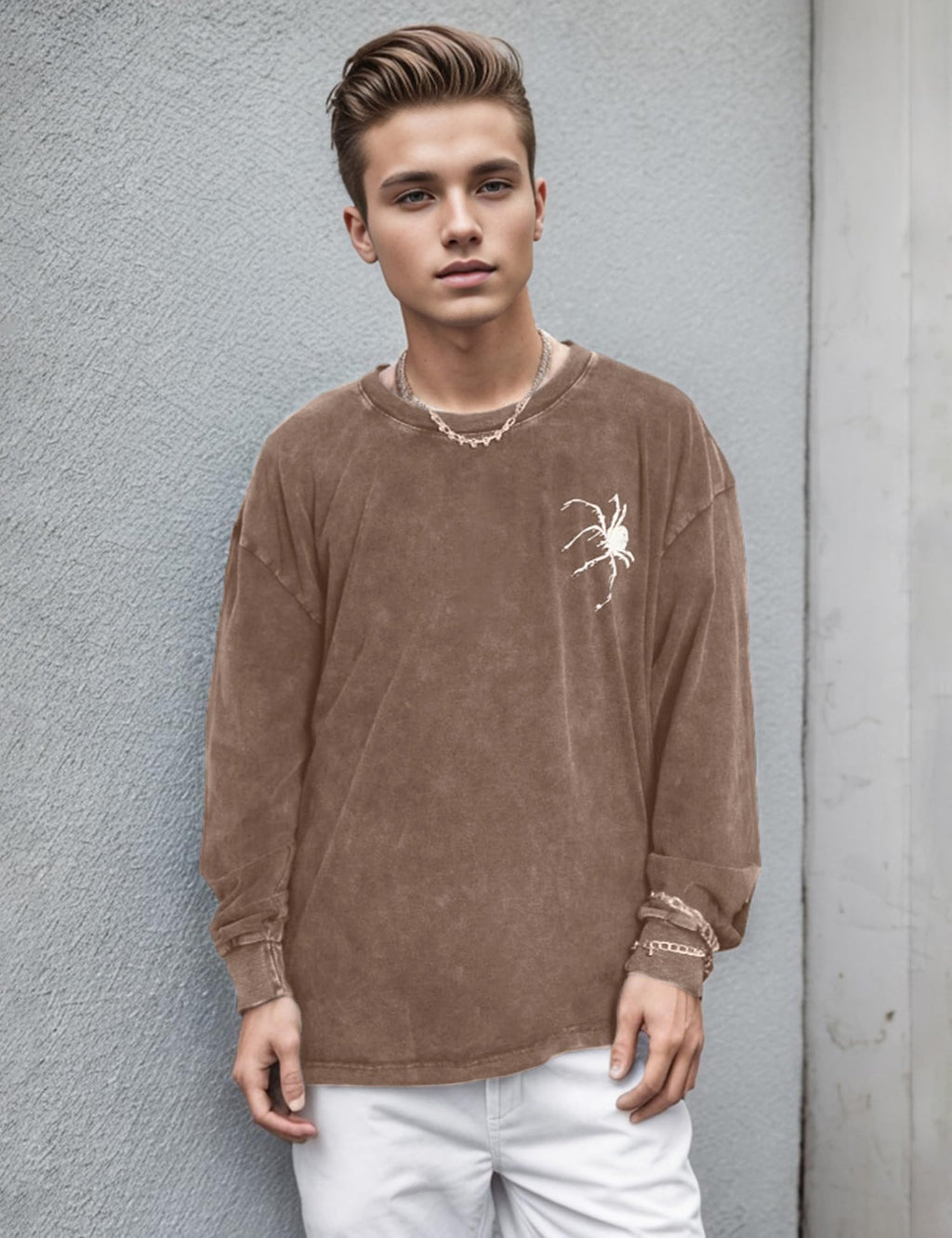 EMMIOL Oversized Crewneck