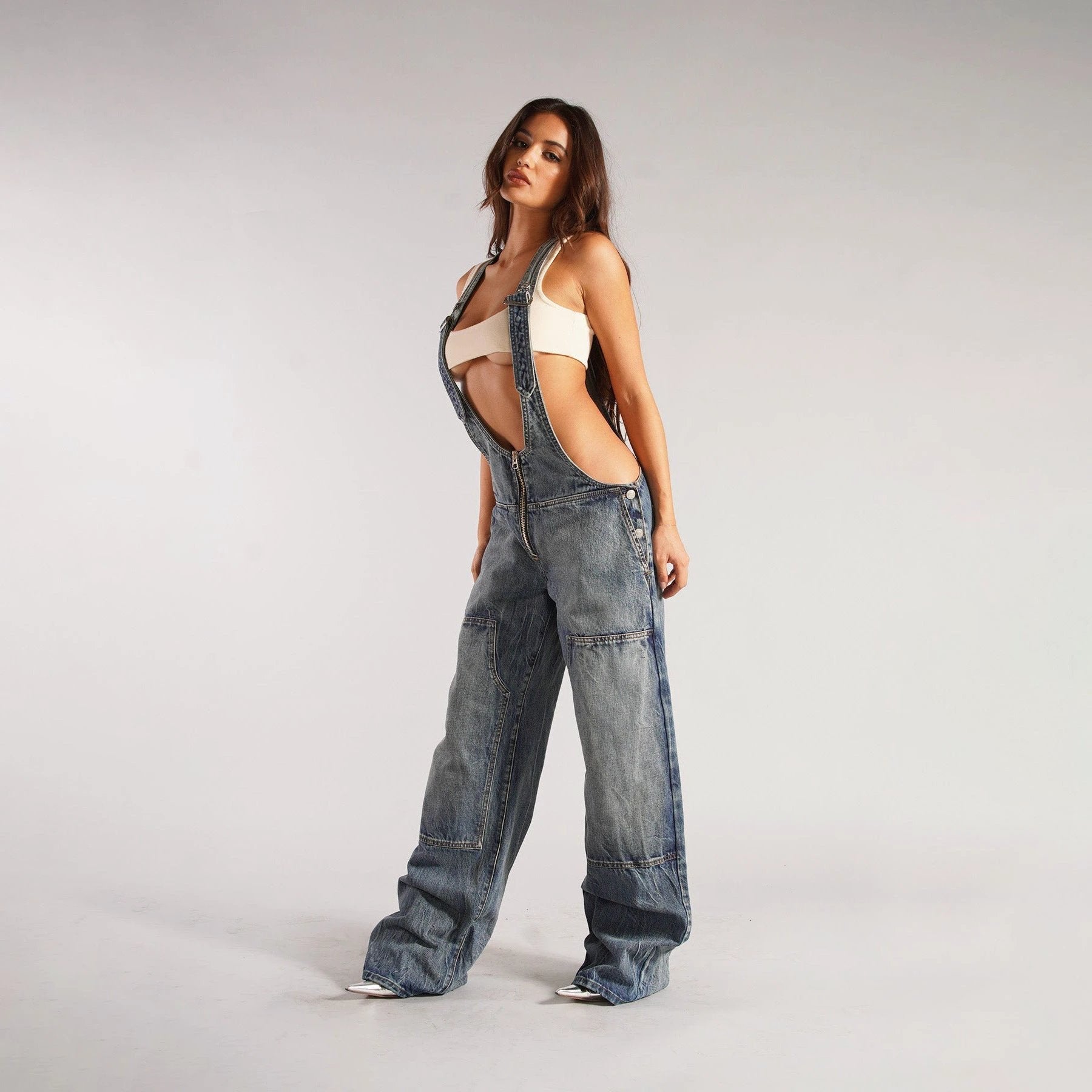 Y2K Denim Overalls