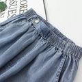 Patchwork Embroidery Cropped Harem Pants