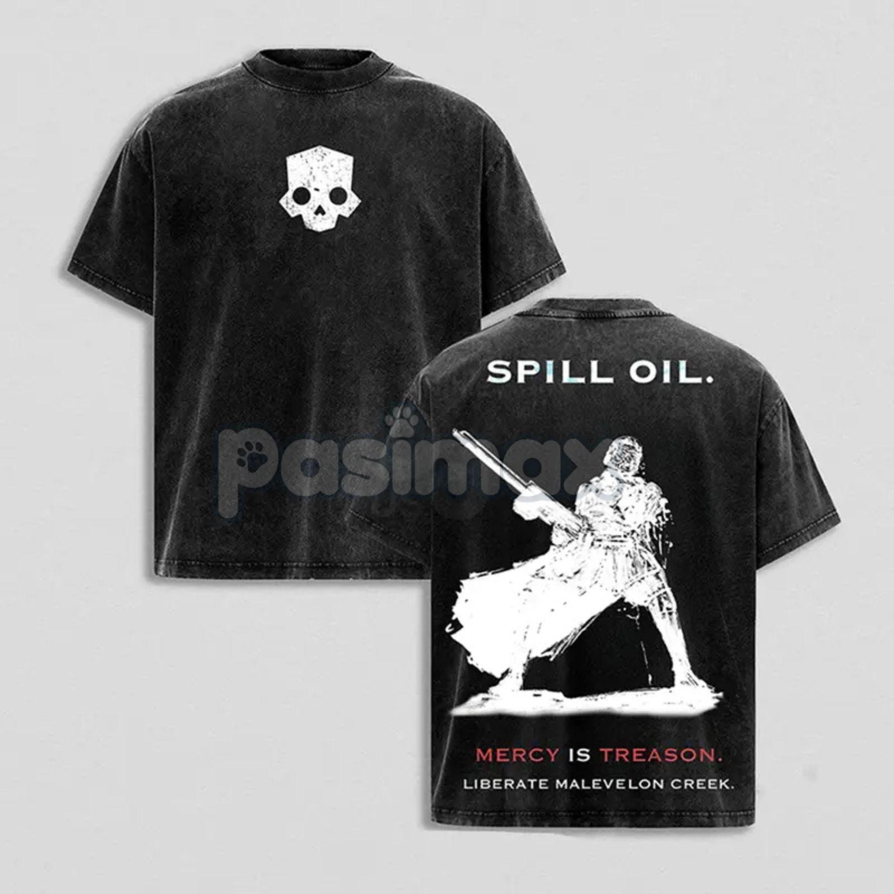 Helldivers Oversized Graphic Tee