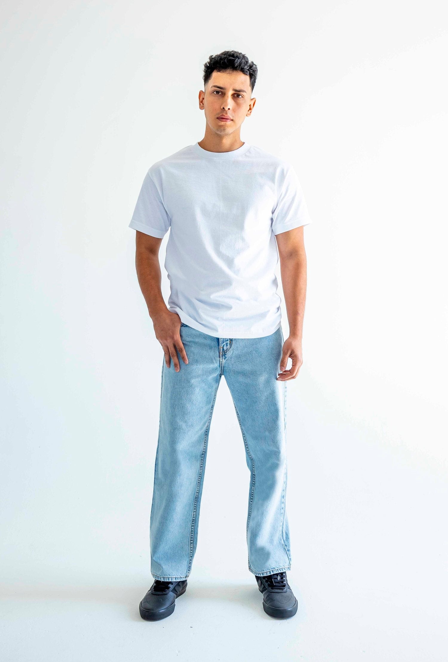 "Neo Blue" Baggy Jeans