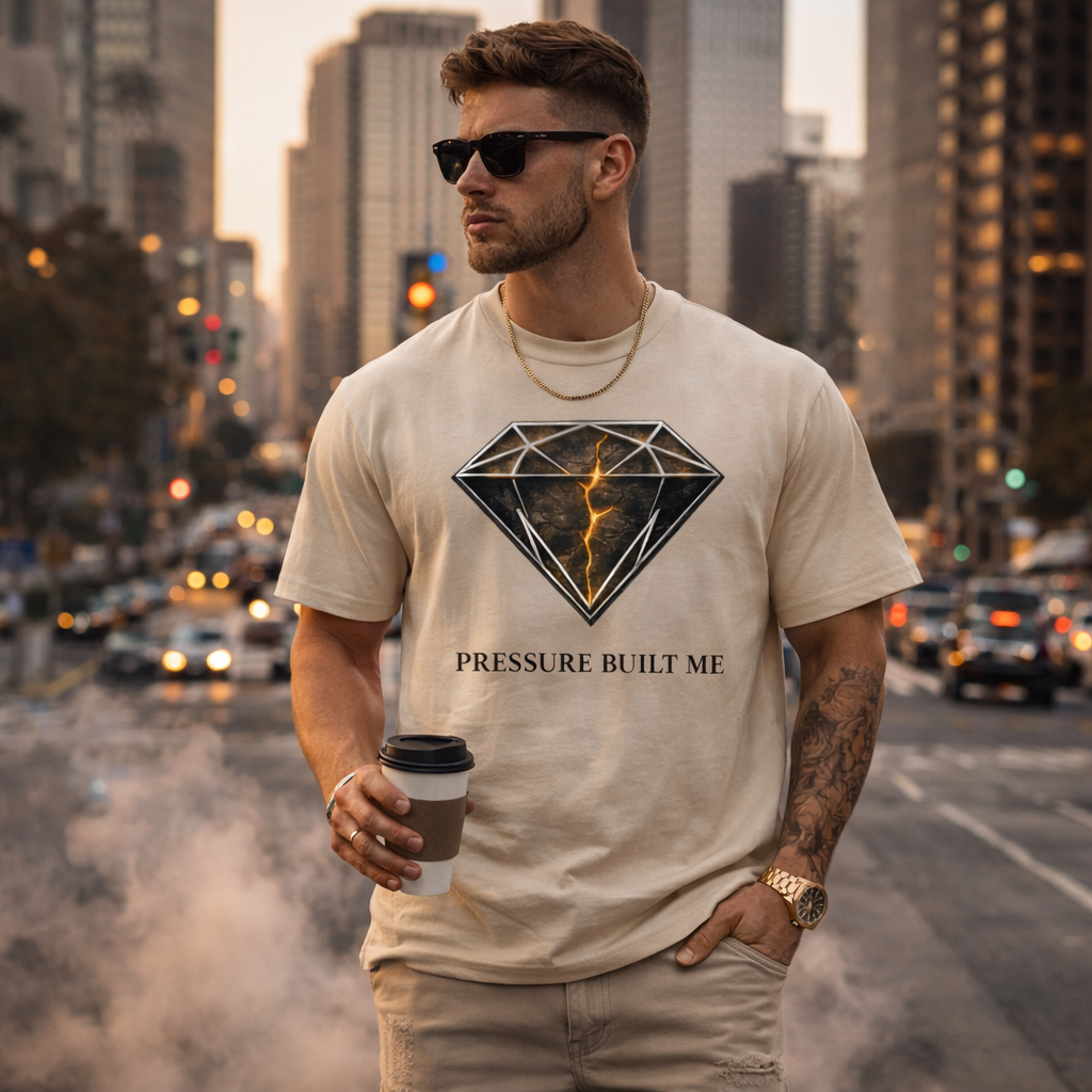 Pressure Built Me Diamond Tee