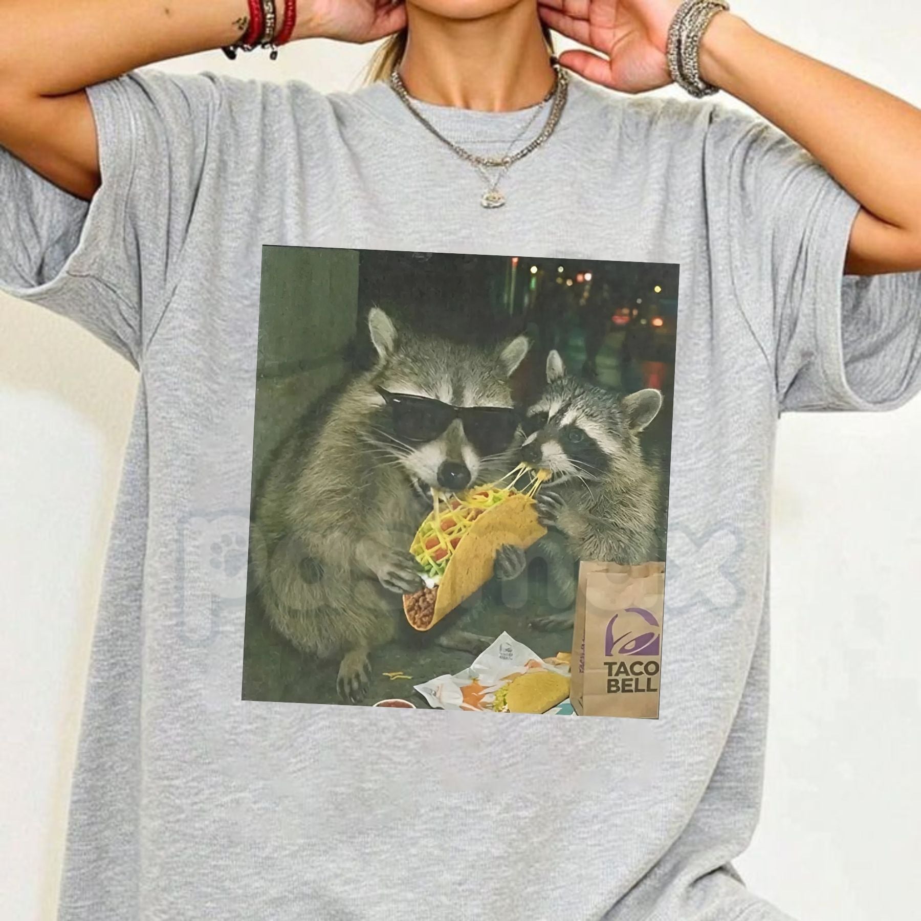 Raccoon < Taco Tee