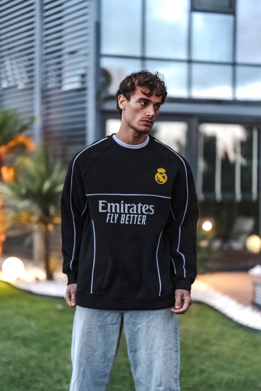 Real Madrid Oversized Sweatshirt