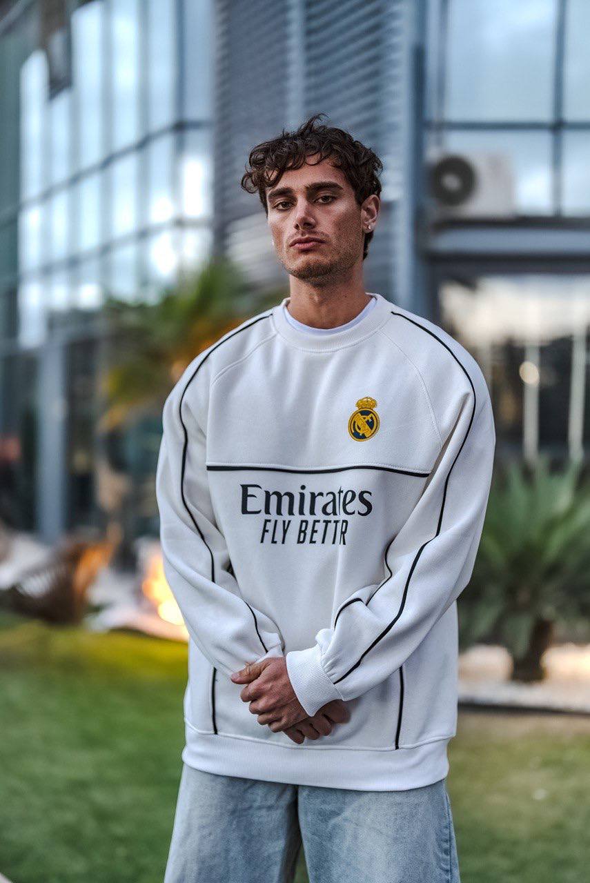 Real Madrid Oversized Sweatshirt