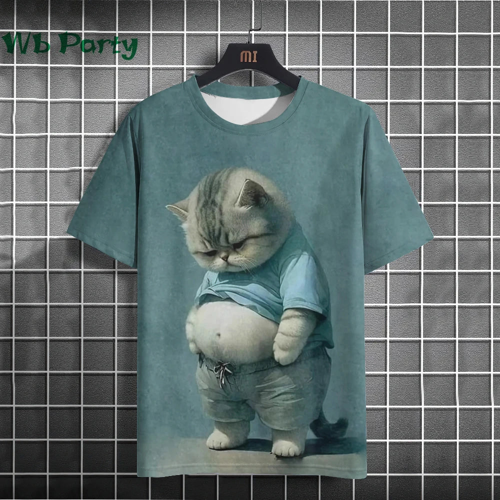 Cat Print Shirt