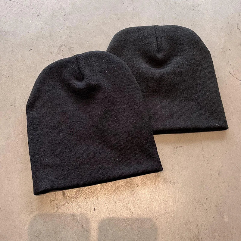 Knitted Goth Beanie