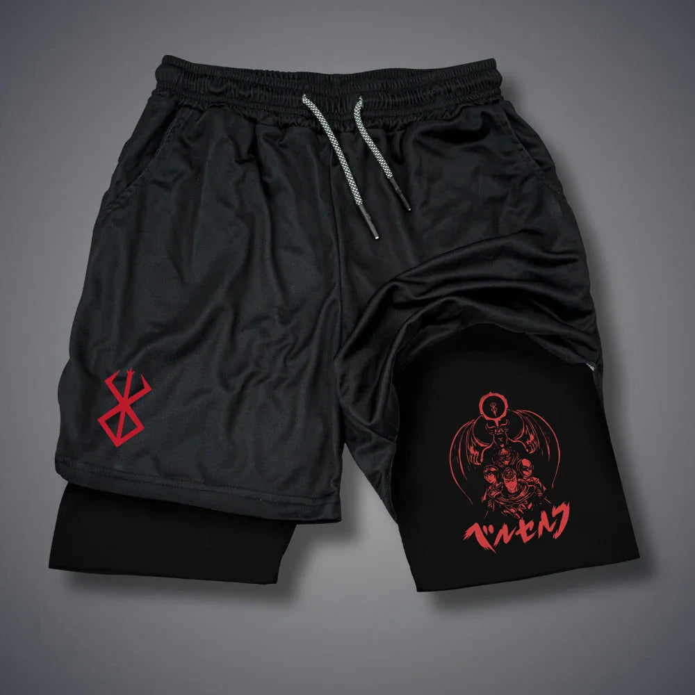 2 in 1 Compression Shorts