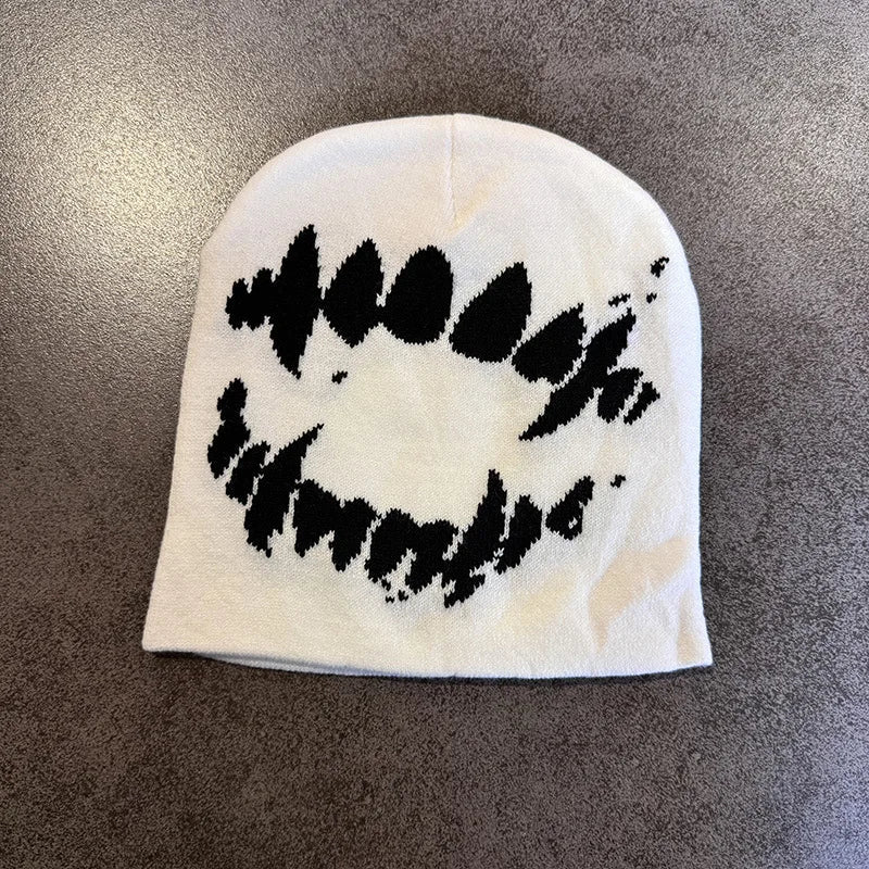 Knitted Goth Beanie