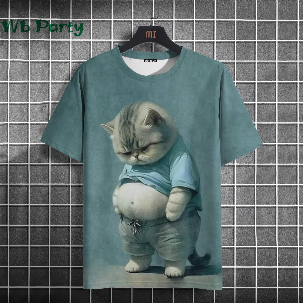 Cat Print Shirt