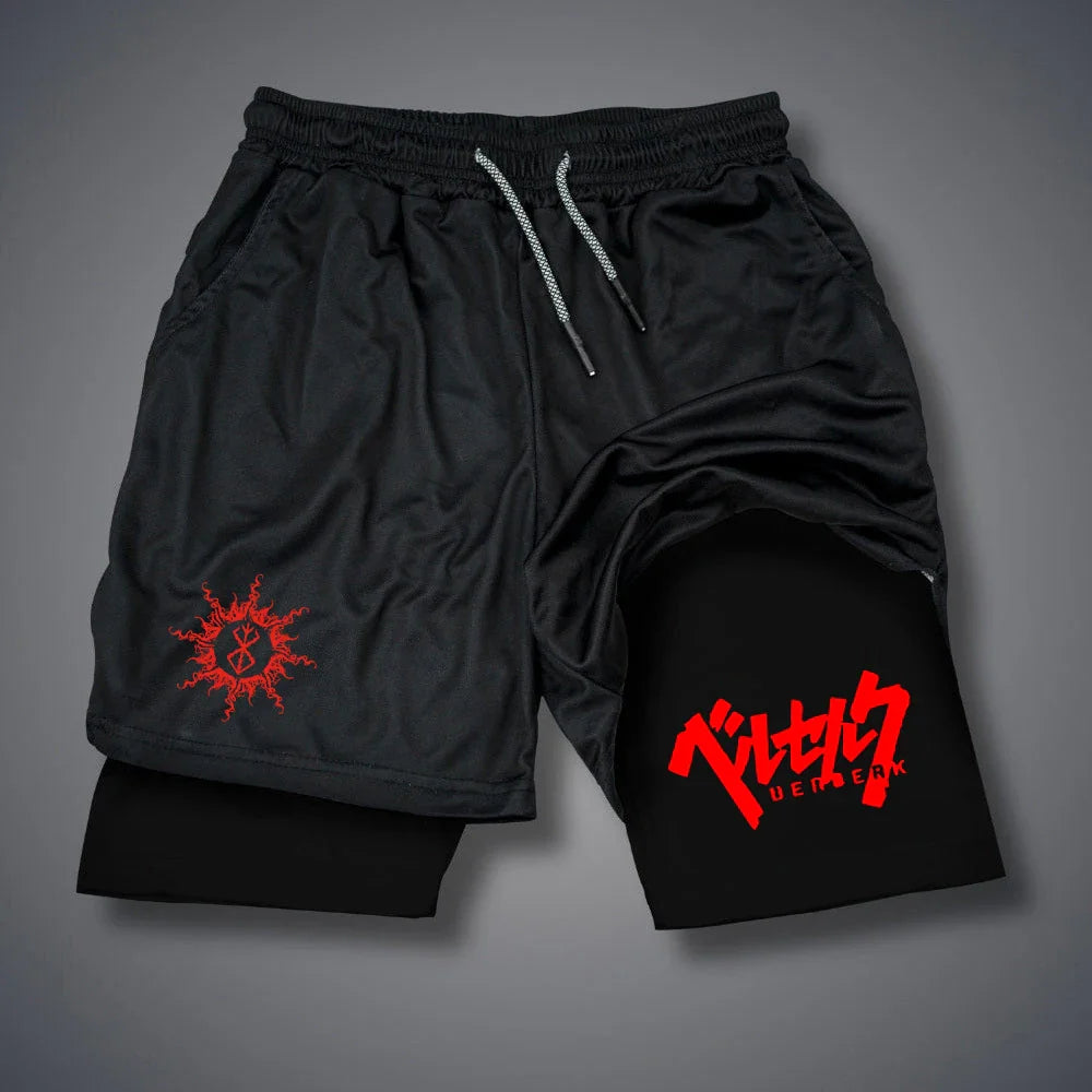 2 in 1 Compression Shorts