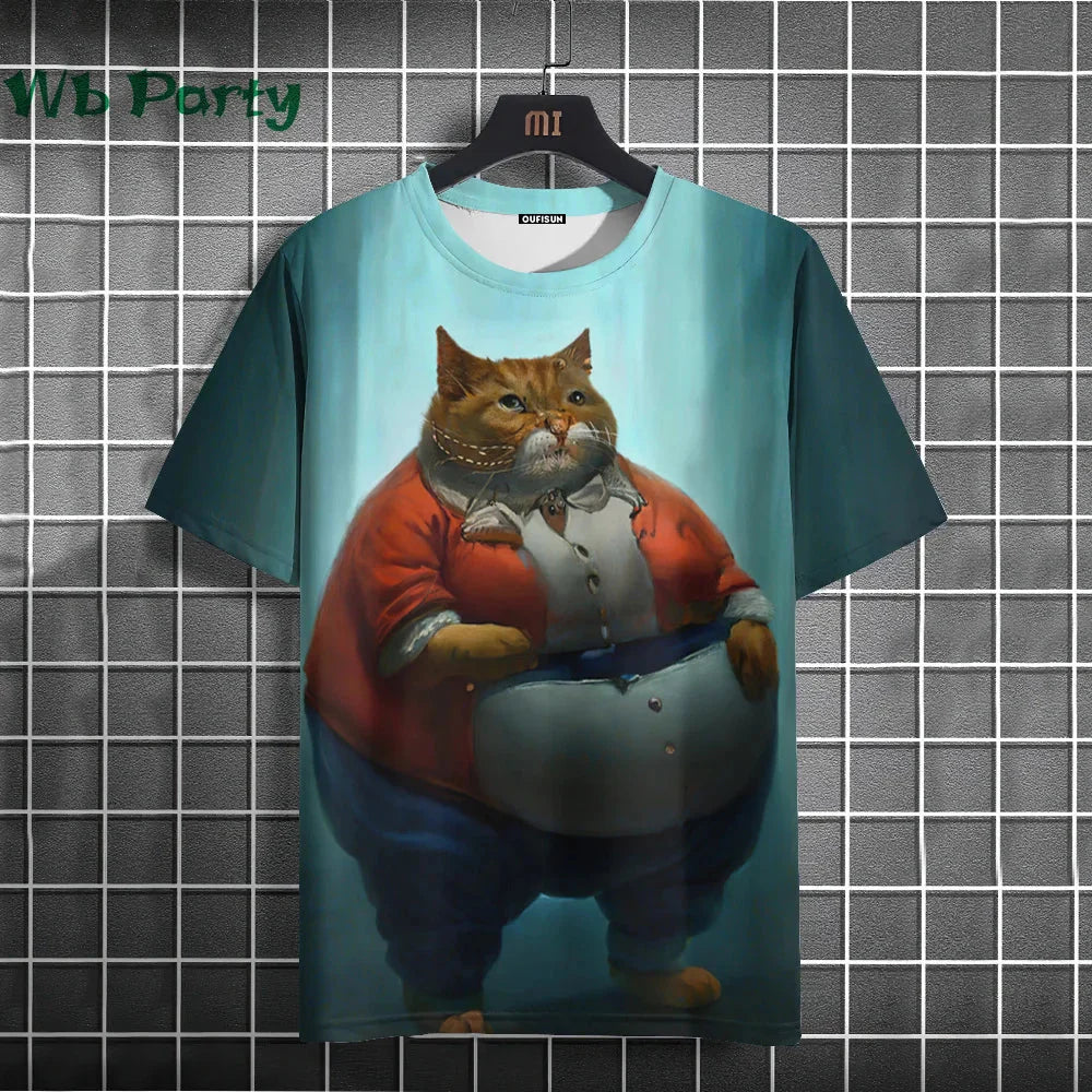 Cat Print Shirt