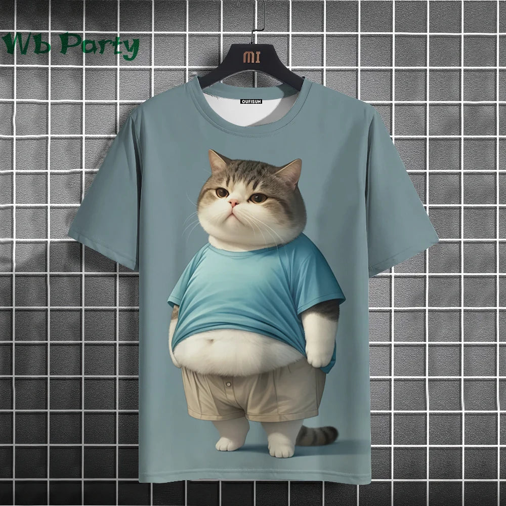Cat Print Shirt