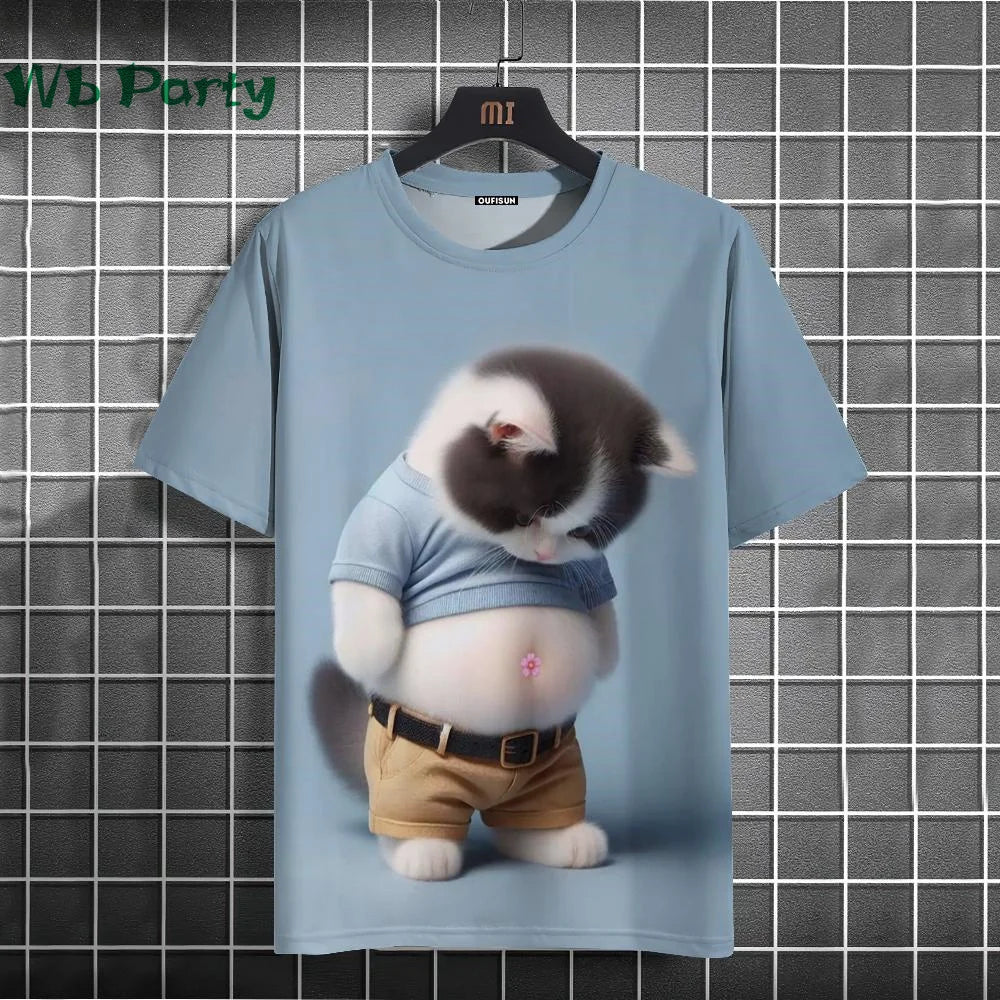 Cat Print Shirt