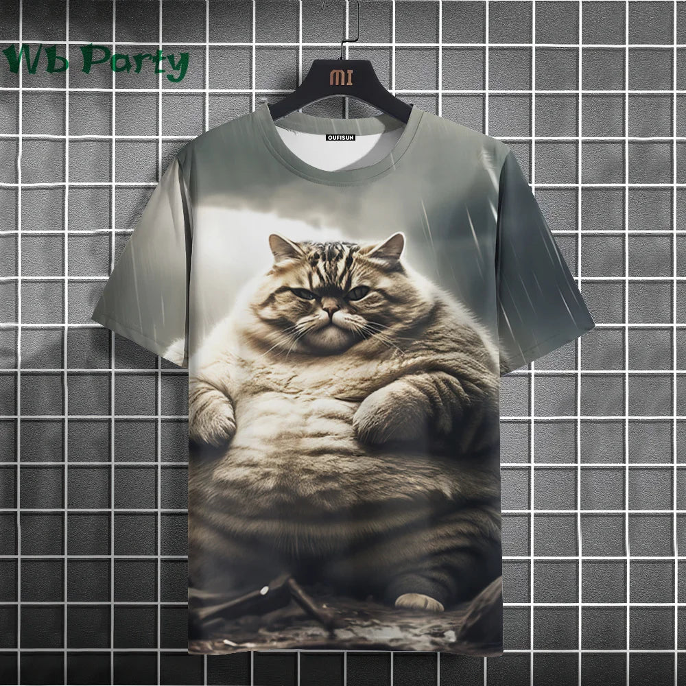 Cat Print Shirt
