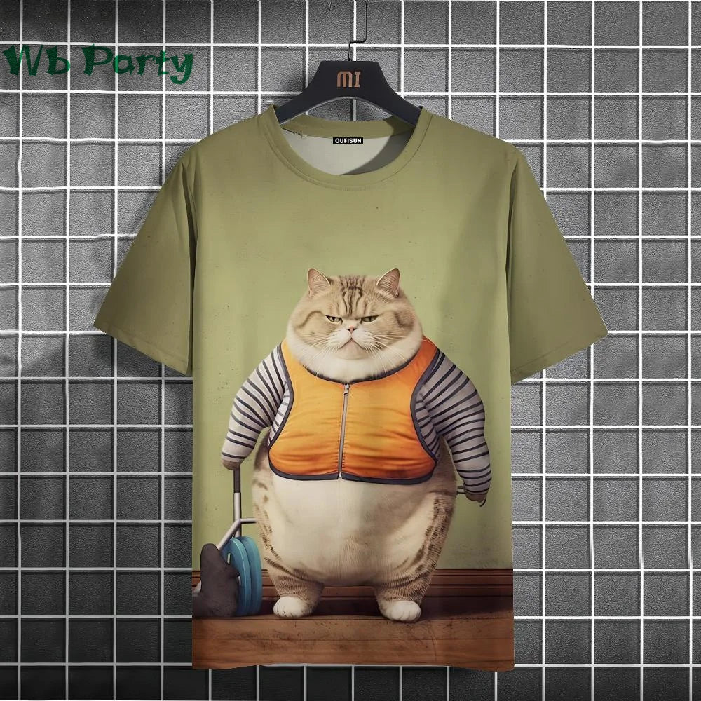 Cat Print Shirt