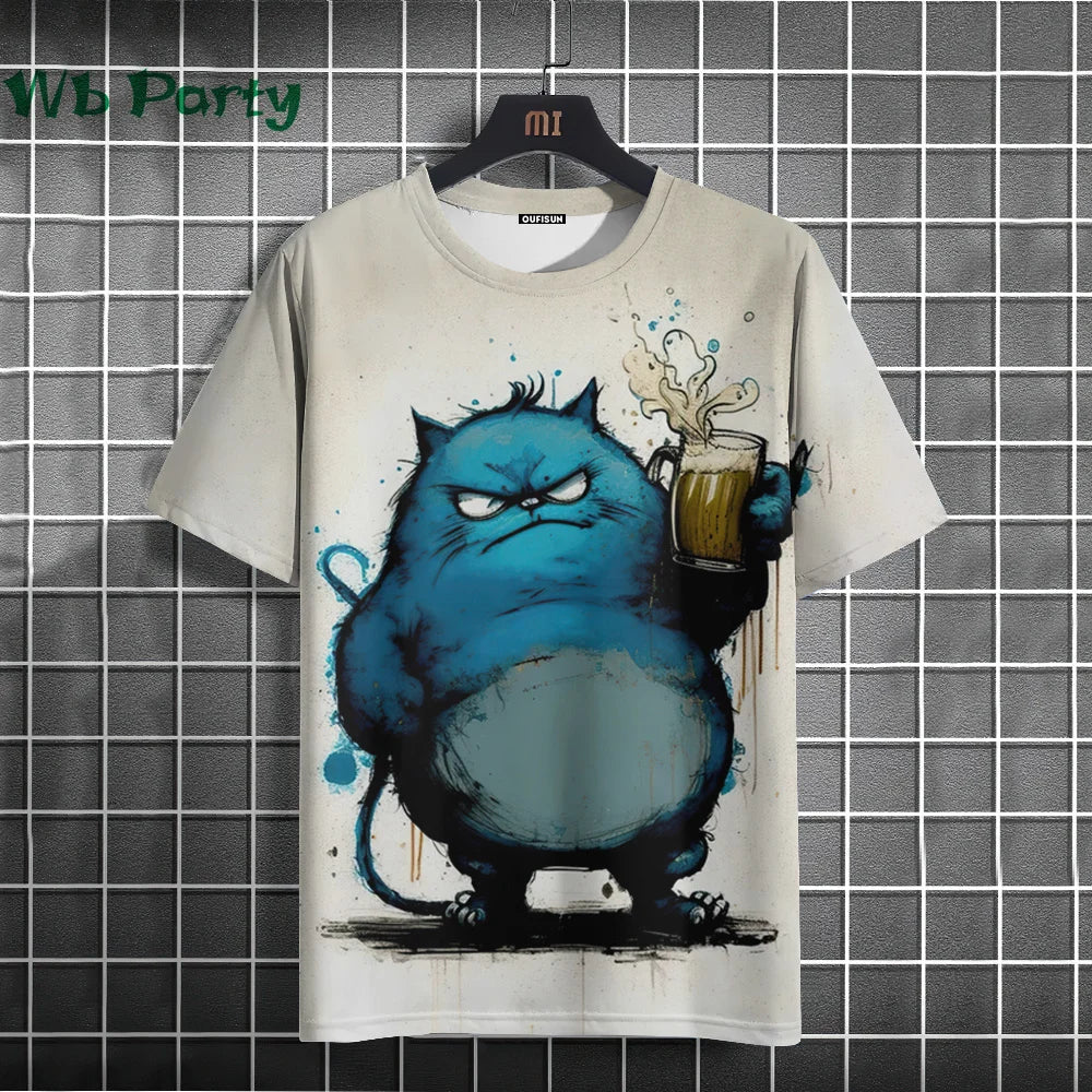 Cat Print Shirt