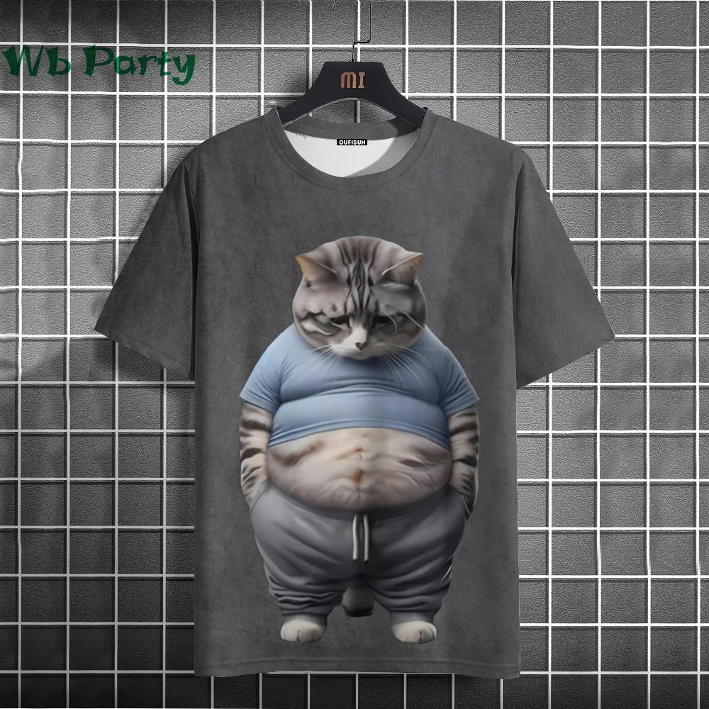 Cat Print Shirt