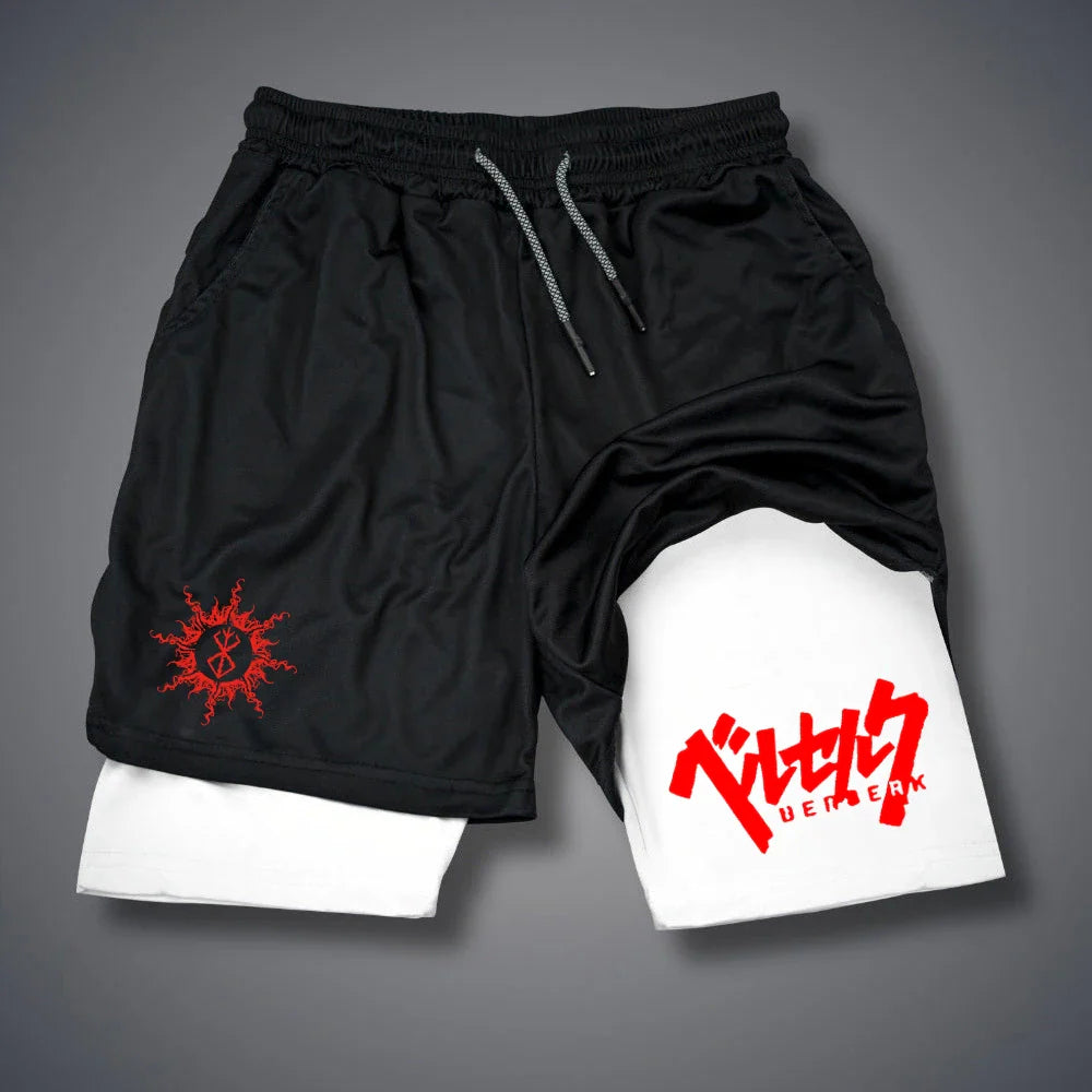 2 in 1 Compression Shorts