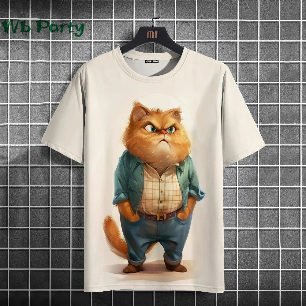 Cat Print Shirt