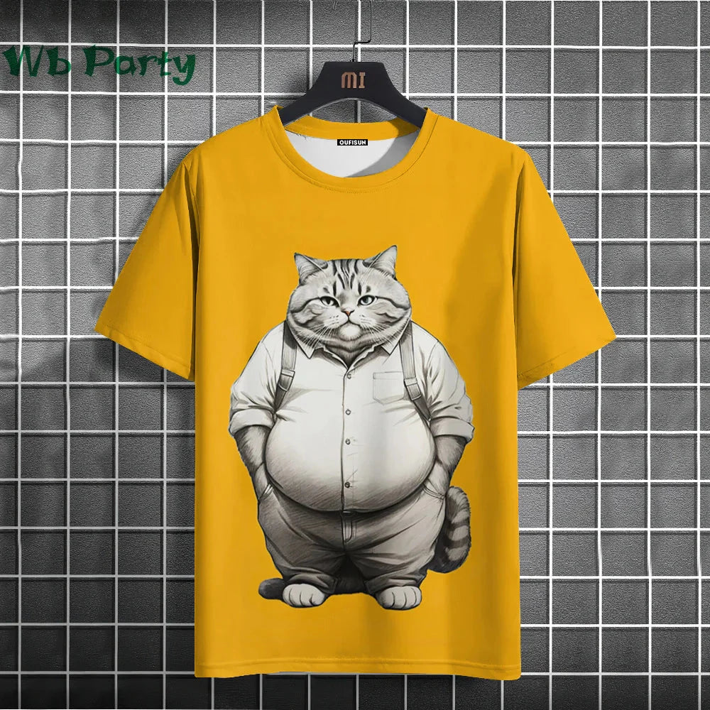 Cat Print Shirt