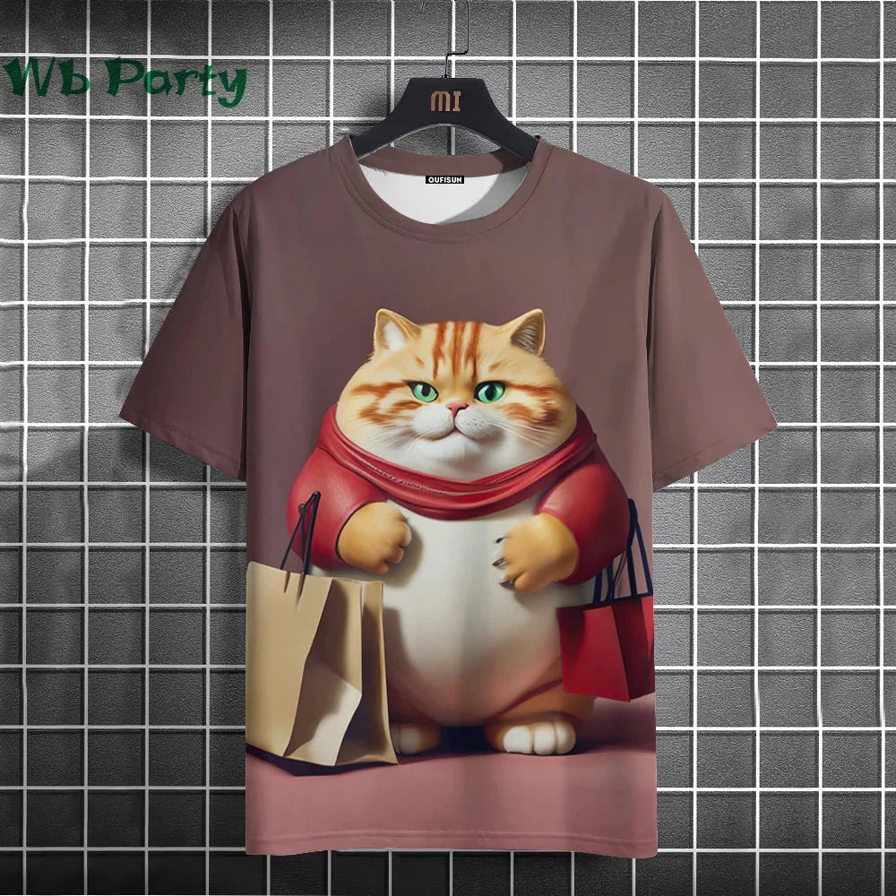 Cat Print Shirt