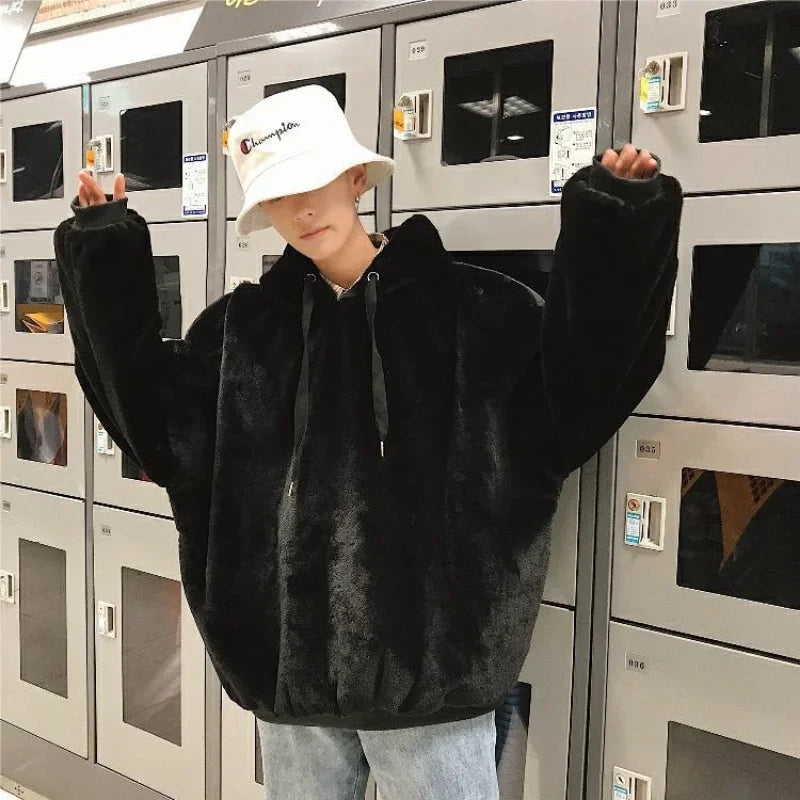 Y2K Plush Fleece Hoodie