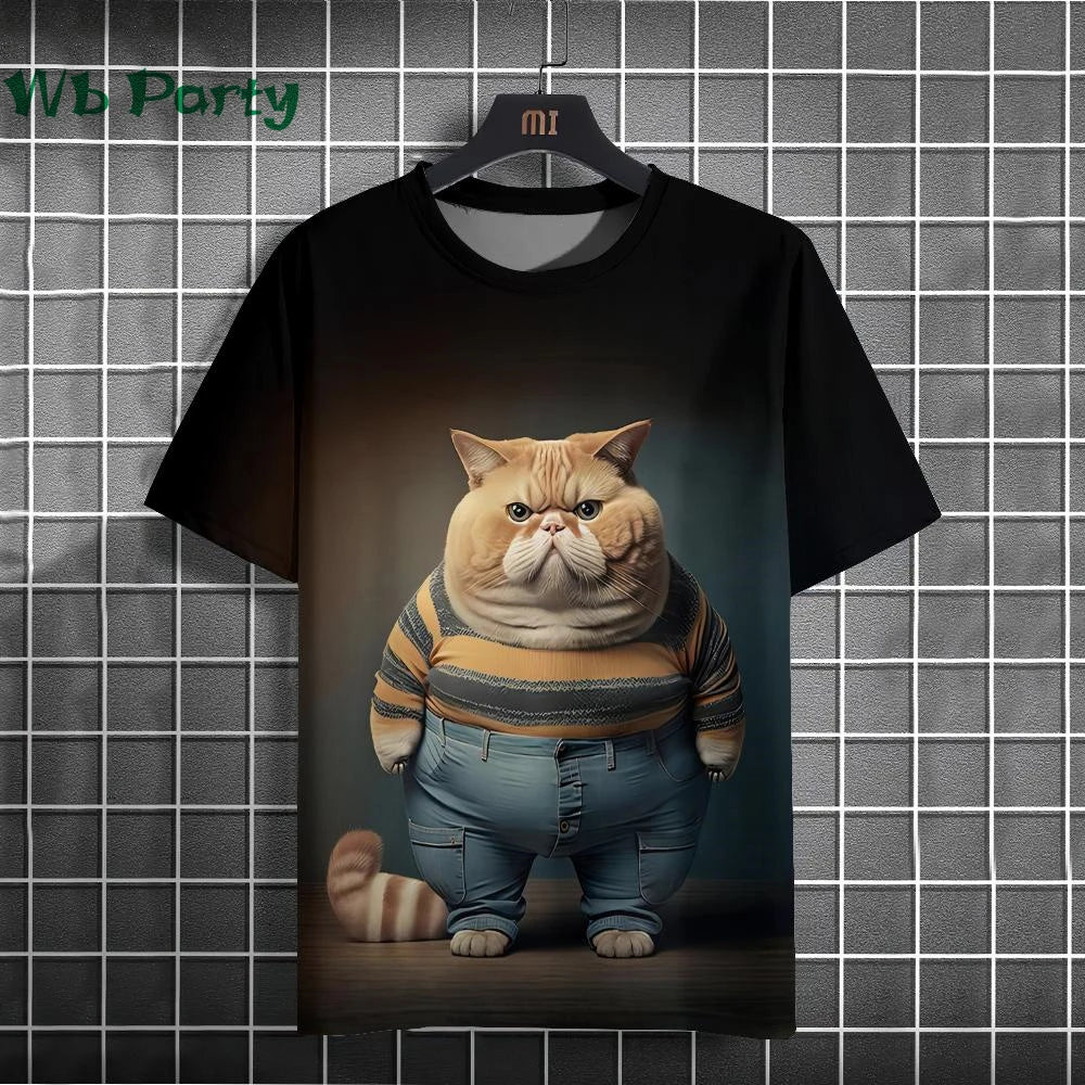 Cat Print Shirt
