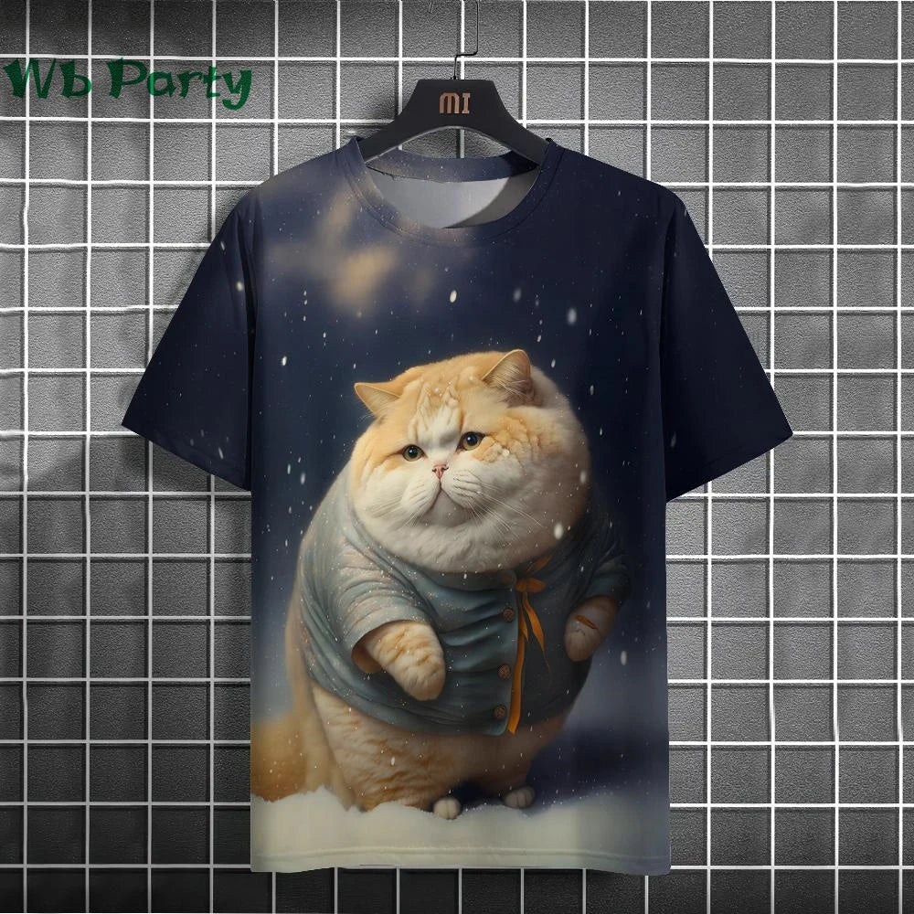 Cat Print Shirt