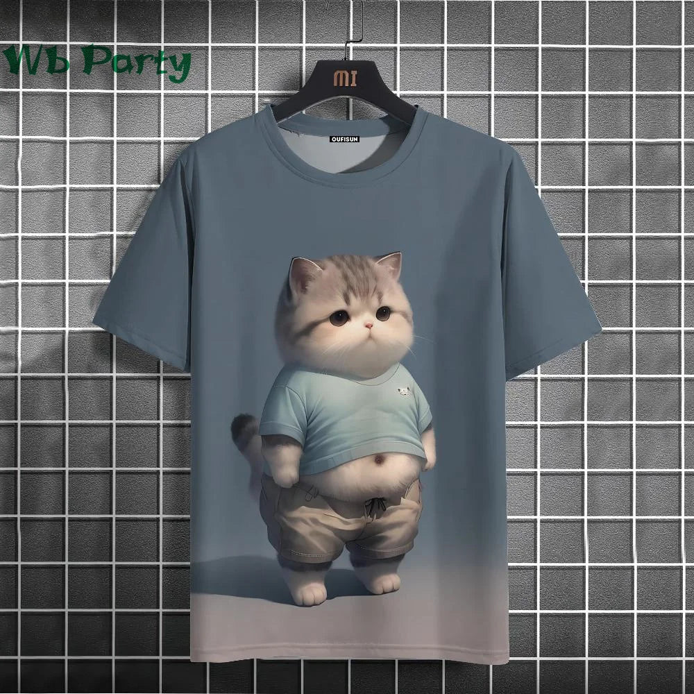 Cat Print Shirt