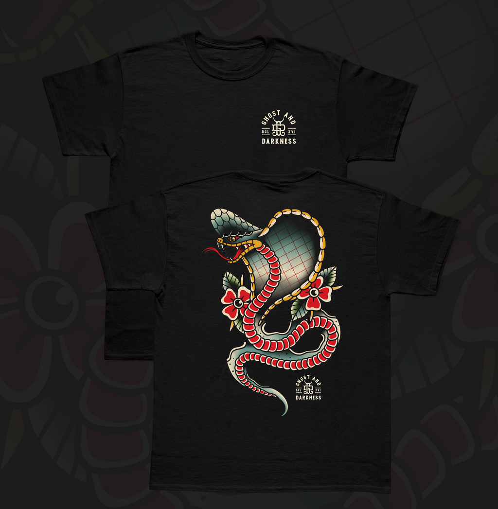 Spitting Cobra Tattoo Tee