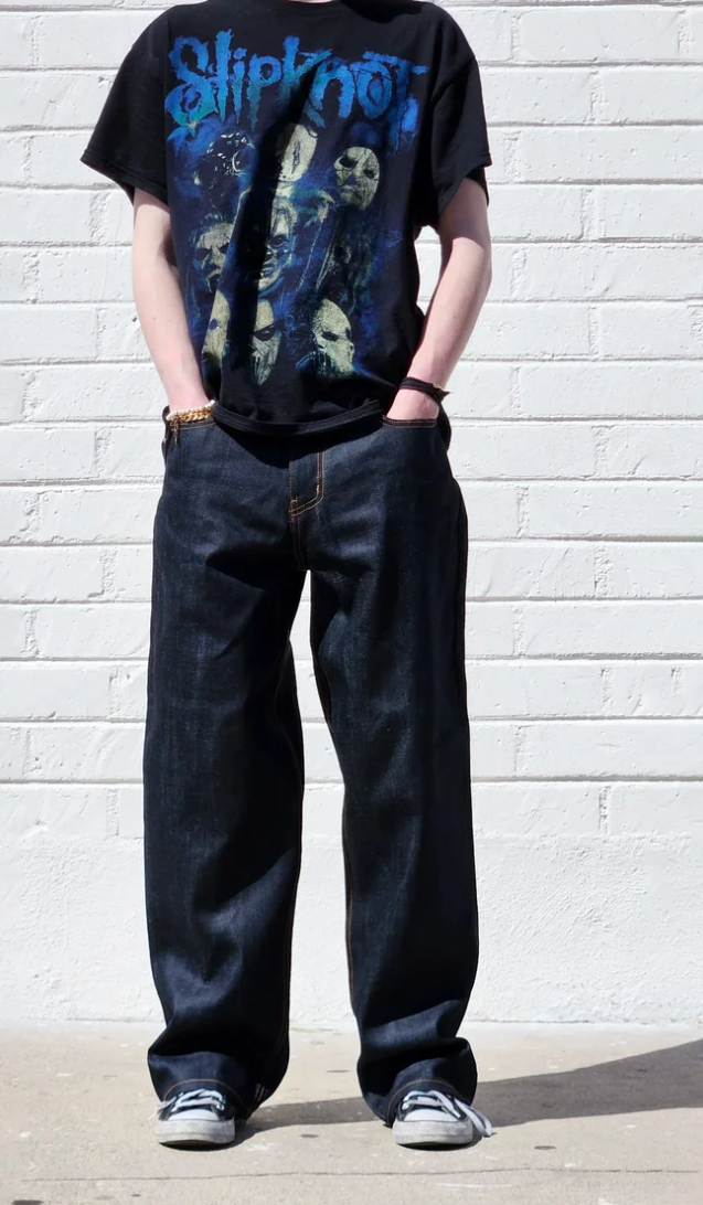 "Neo Blue" Baggy Jeans