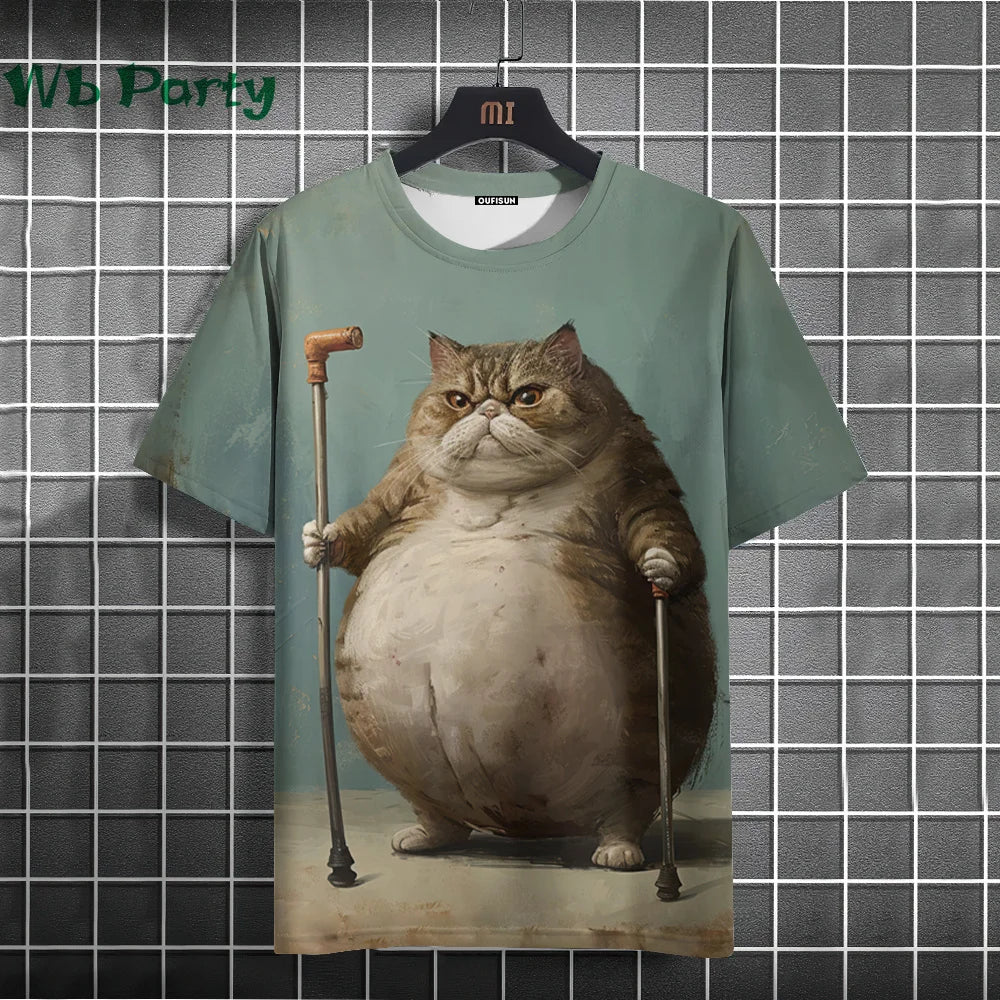 Cat Print Shirt