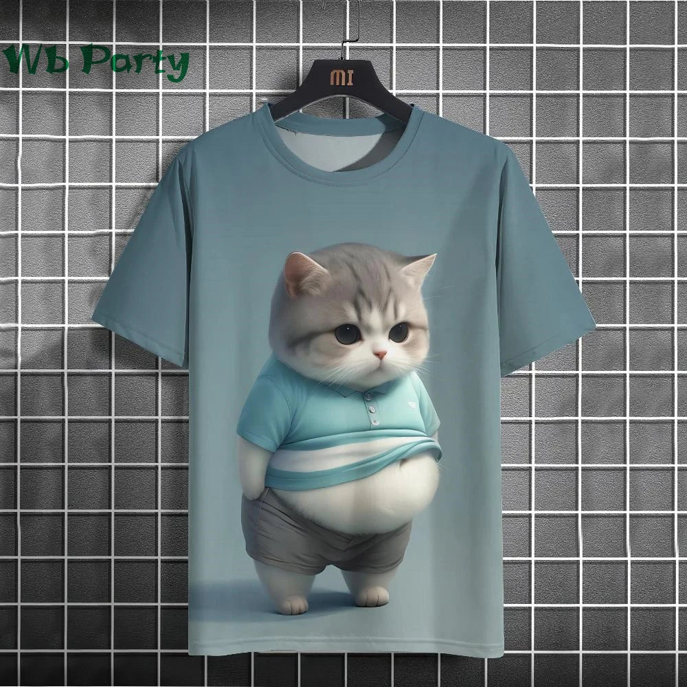 Cat Print Shirt
