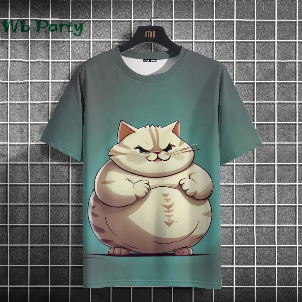 Cat Print Shirt
