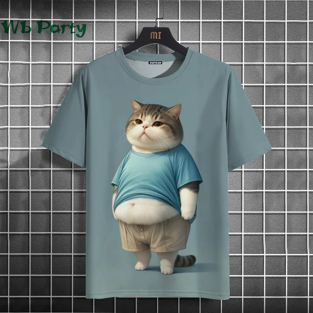 Cat Print Shirt