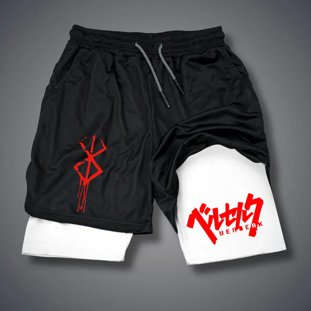 2 in 1 Compression Shorts