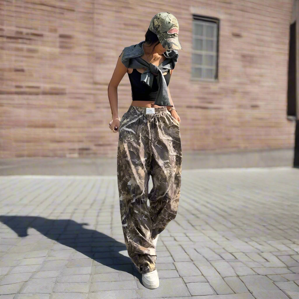 Y2K Camouflage Cargo Pants
