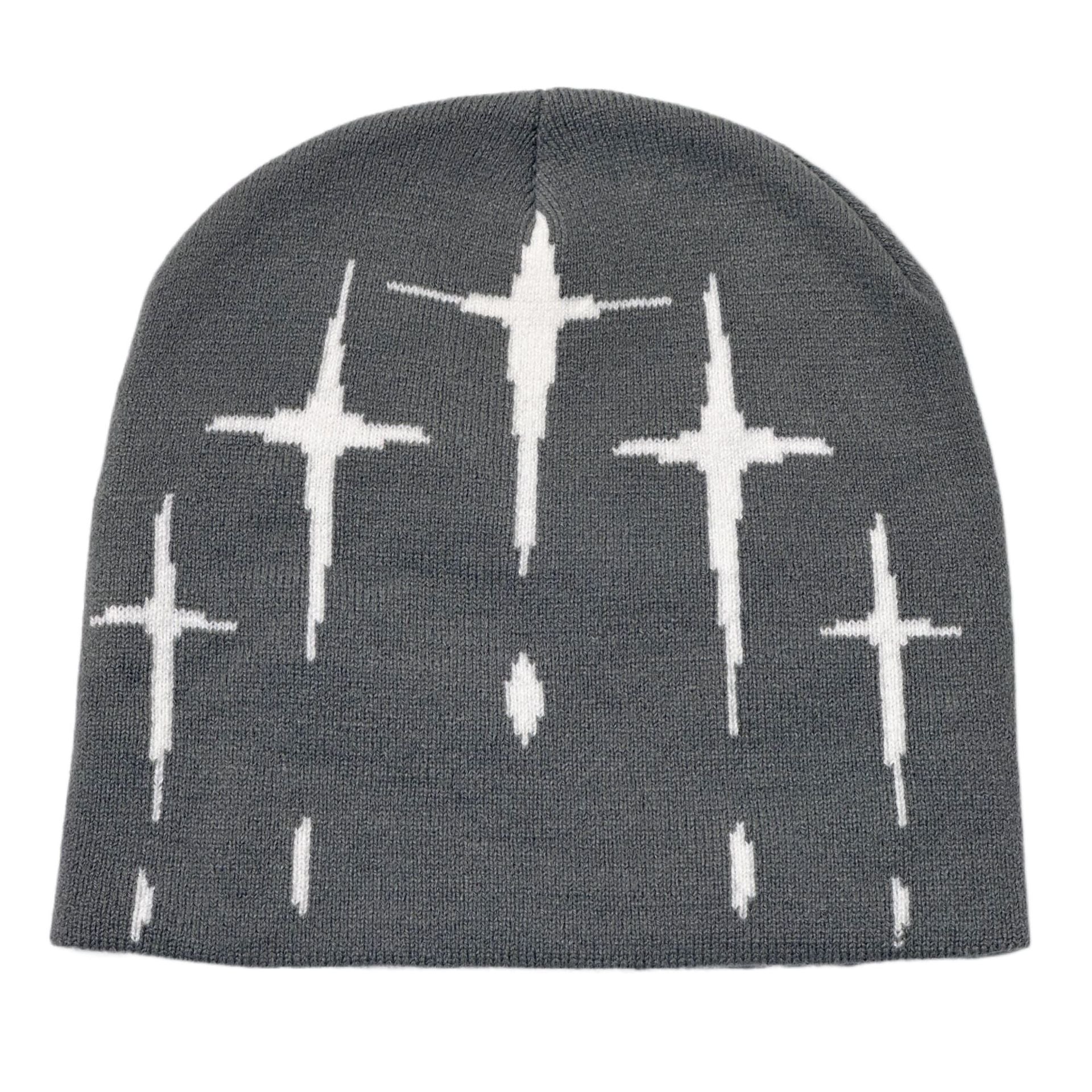 Starry Retro Knit Beanie
