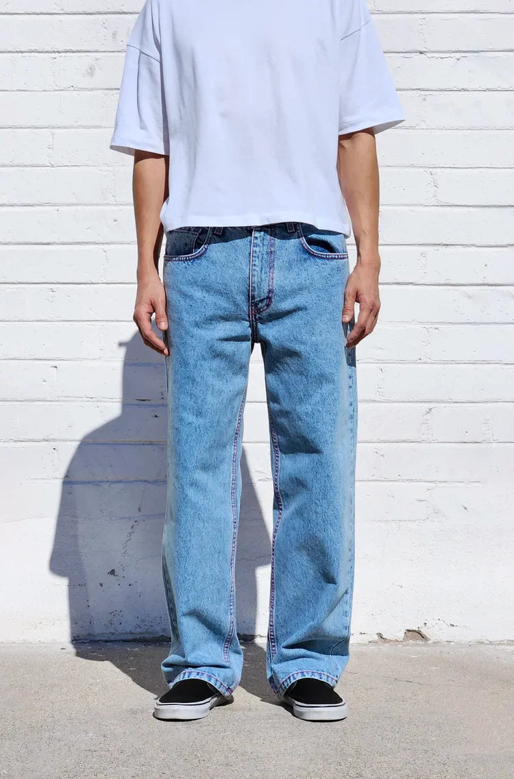 "Neo Blue" Baggy Jeans