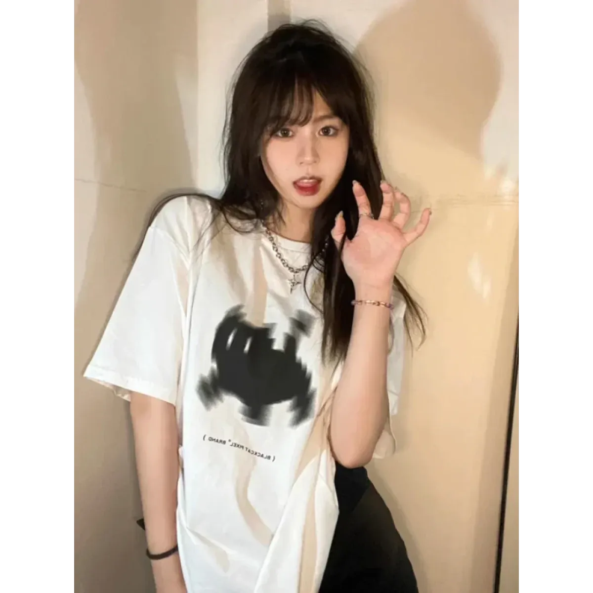 Y2K Buzzed Cat Tee